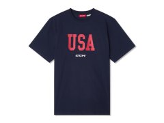 Hokejové reprezentace pánské tričko USA Flag navy