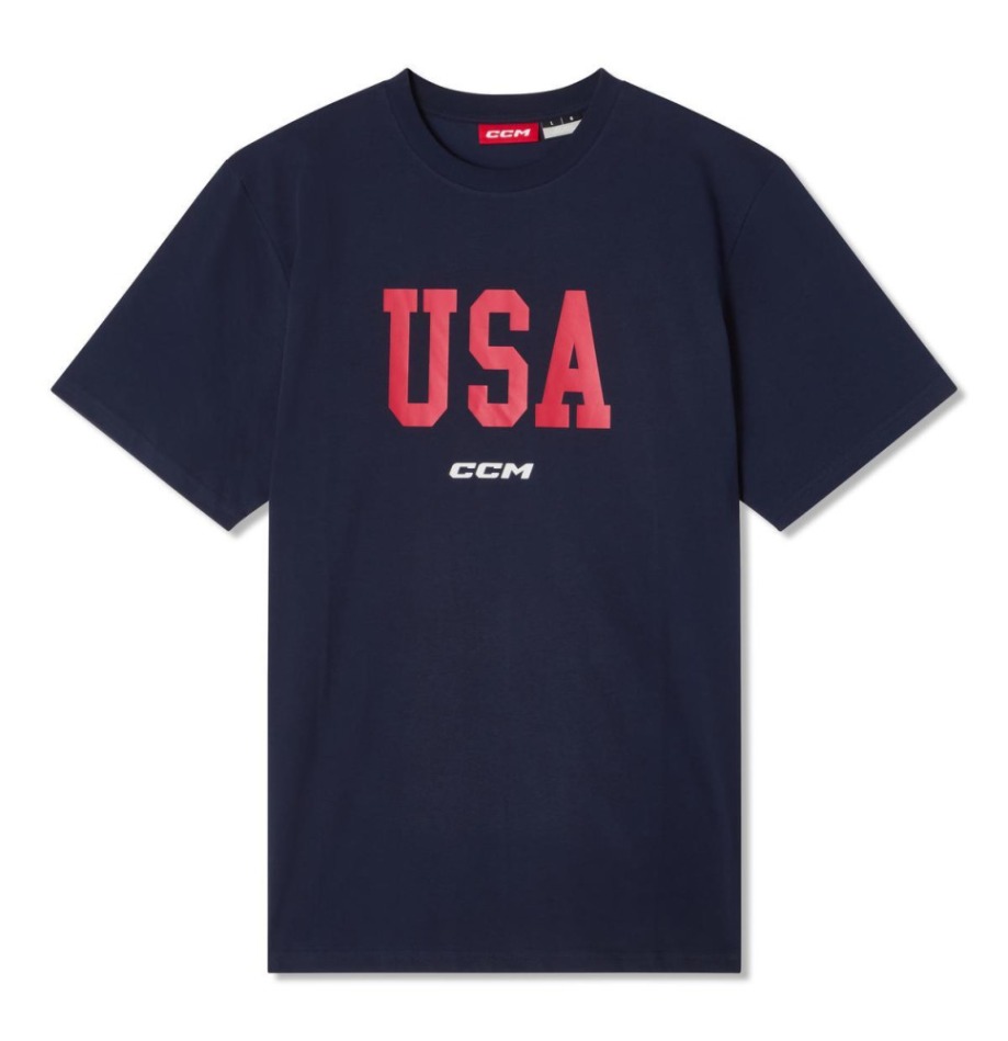 Hokejové reprezentace pánské tričko USA Flag navy