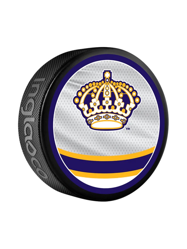 Los Angeles Kings puk Reverse Retro Jersey 2022 Souvenir Collector Hockey Puck - Los Angeles Kings hokejové vybavení