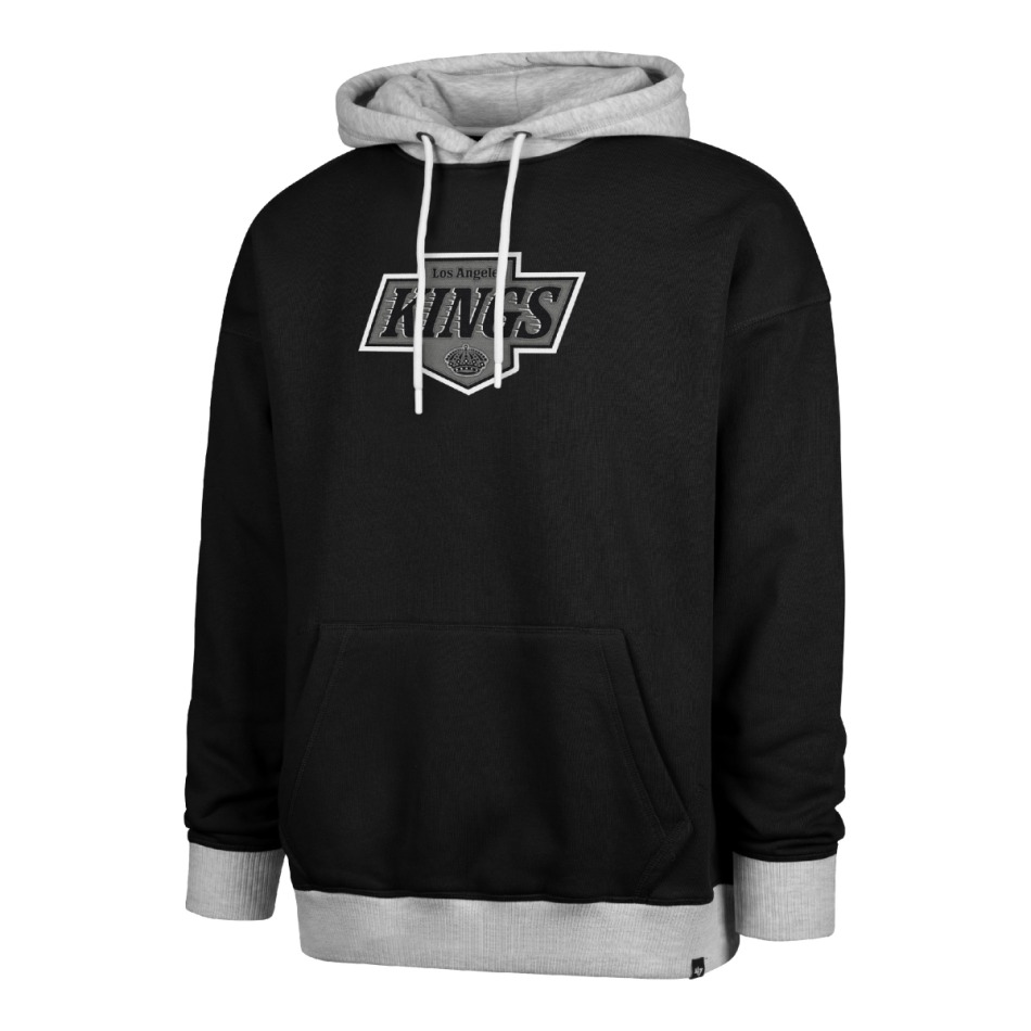 Los Angeles Kings pánská mikina s kapucí 47 Patch Drop Shoulder Hood black