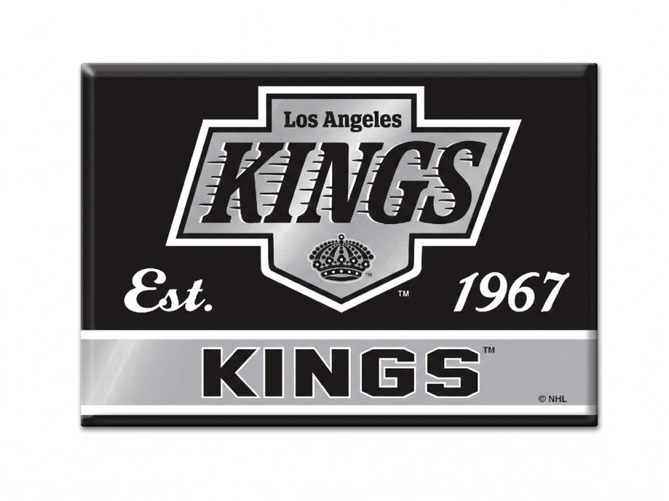 Los Angeles Kings magnetka logo - Los Angeles Kings ostatní suvenýry