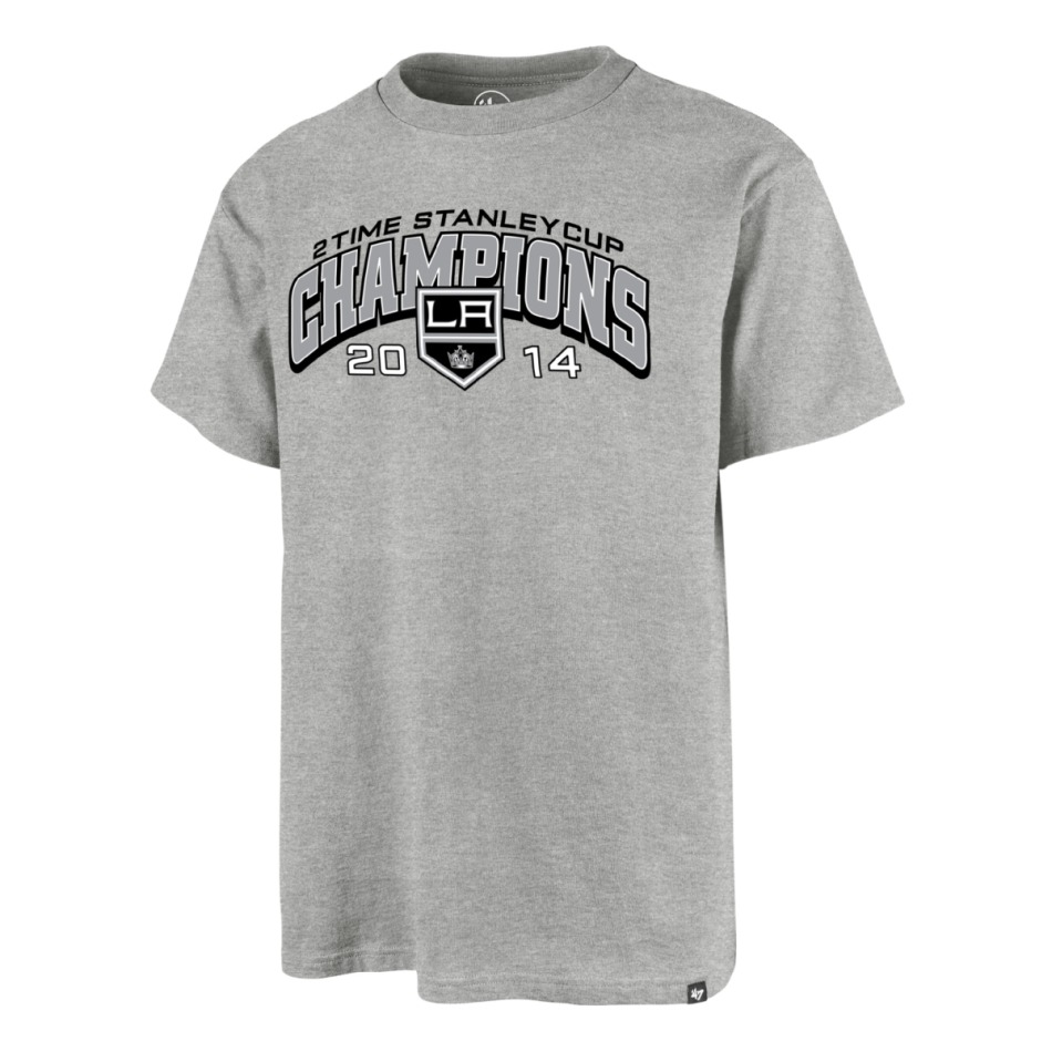 Los Angeles Kings pánské tričko Champions Backer 47 ECHO Tee grey - Los Angeles Kings trička, polo trička, košile