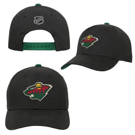 Minnesota Wild dětská čepice baseballová kšiltovka Precurved Snap - Minnesota Wild dětské oblečení