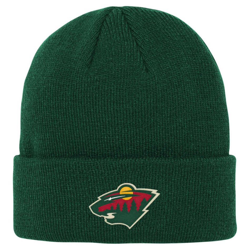 Minnesota Wild dětská zimní čepice Cuffed Knit - Minnesota Wild dětské oblečení