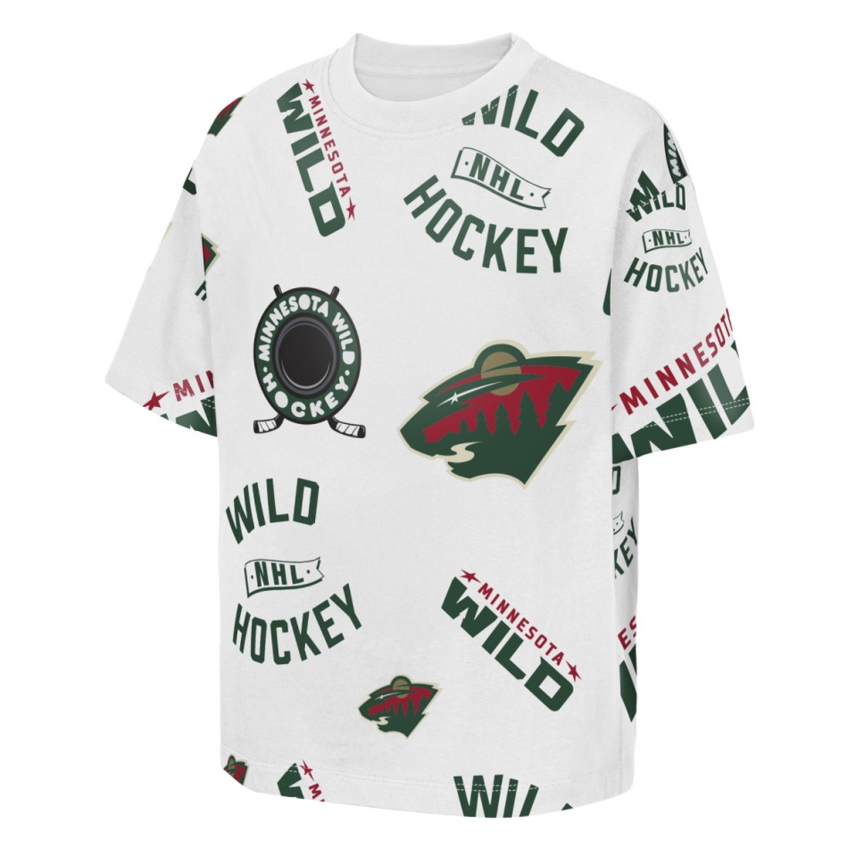Minnesota Wild dětské tričko NHL Unstoppable All Over Print Short Sleeve Elevated - Minnesota Wild dětské oblečení