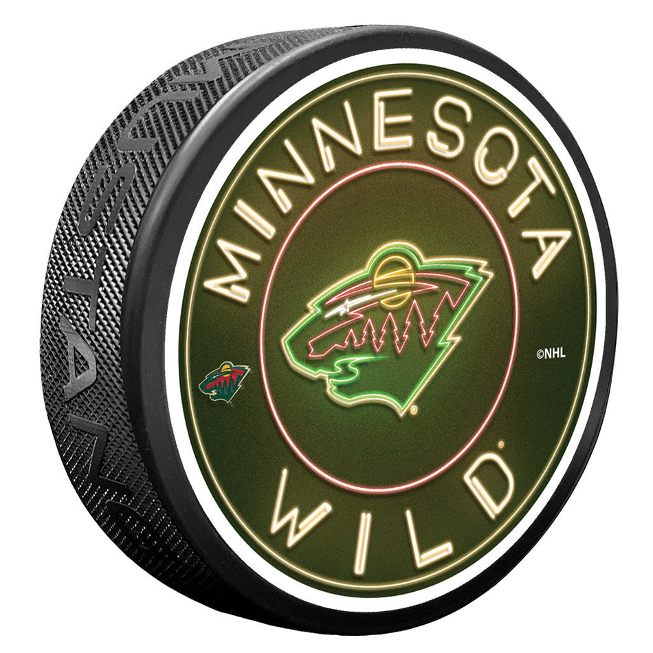 Puk Minnesota Wild Neon - Minnesota Wild hokejové vybavení