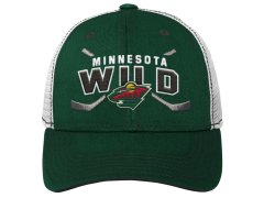 Minnesota Wild čepice baseballová kšiltovka Lockup Meshback Adjustable