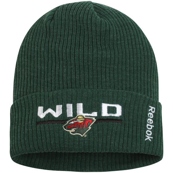 Minnesota Wild zimní kulich green Locker Room 16 - Minnesota Wild kšiltovky, čepice, rukavice