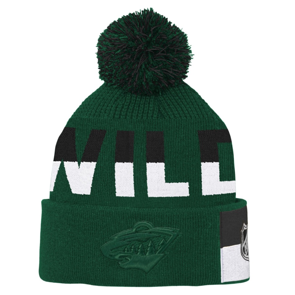 Minnesota Wild dětská zimní čepice Faceoff Jacquard Knit - Minnesota Wild kšiltovky, čepice, rukavice