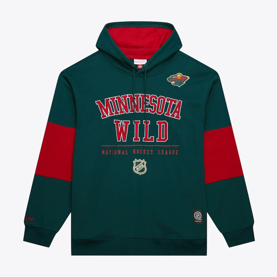 Minnesota Wild pánská mikina s&nbsp;kapucí Retro Fleece Current Logo