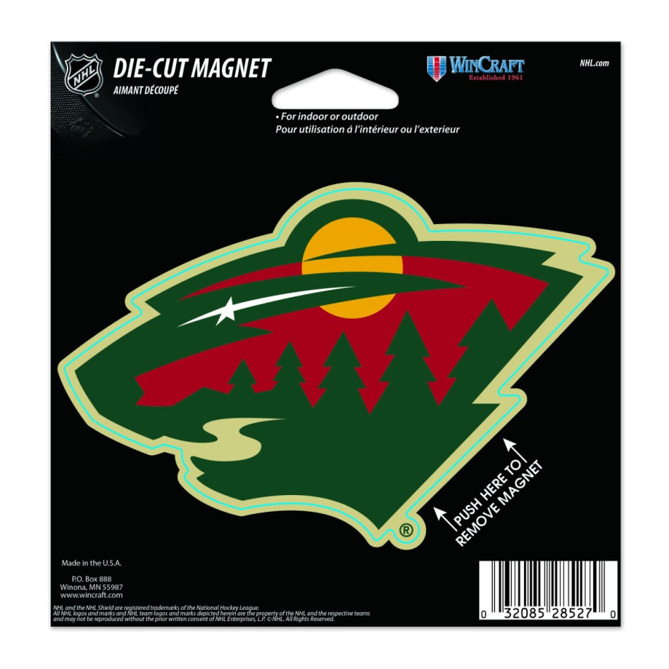 Minnesota Wild magnetka Die Cut - Minnesota Wild ostatní suvenýry