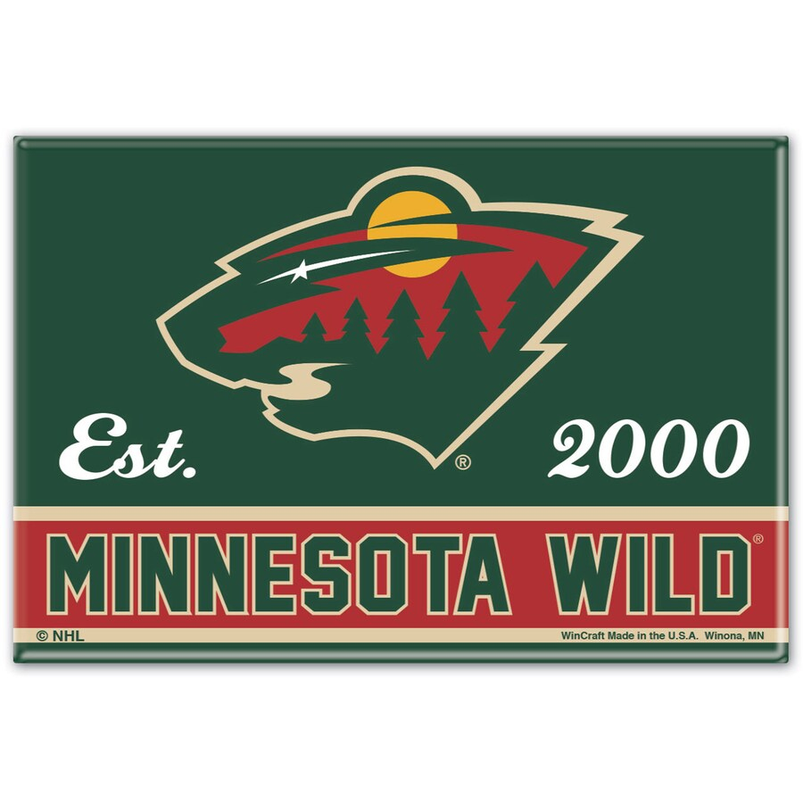Minnesota Wild magnetka logo - Minnesota Wild ostatní suvenýry
