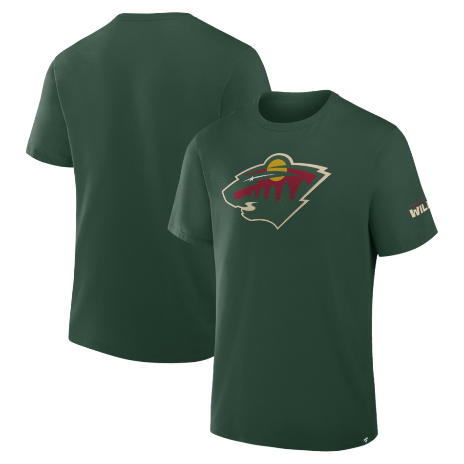 Minnesota Wild pánské tričko Hat Trick green