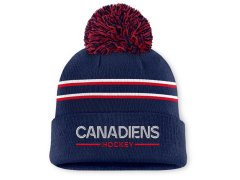 Montreal Canadiens dámská zimní čepice Authentic Pro W/Cap Cuffed Pom Beanie