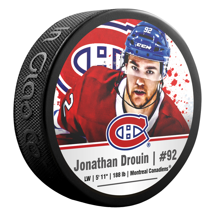 Montreal Canadiens puk Jonathan Drouin #92 NHLPA - Montreal Canadiens hokejové vybavení
