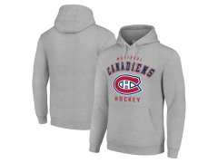 Pánská mikina Montreal Canadiens NHL Heather Gray Logo Pullover Hoodie