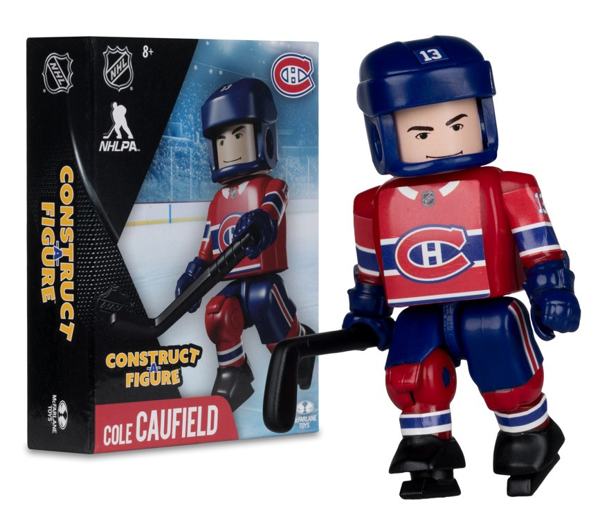 Montreal Canadiens figurka Cole Caufield #13 NHL Construct - Montreal Canadiens ostatní suvenýry