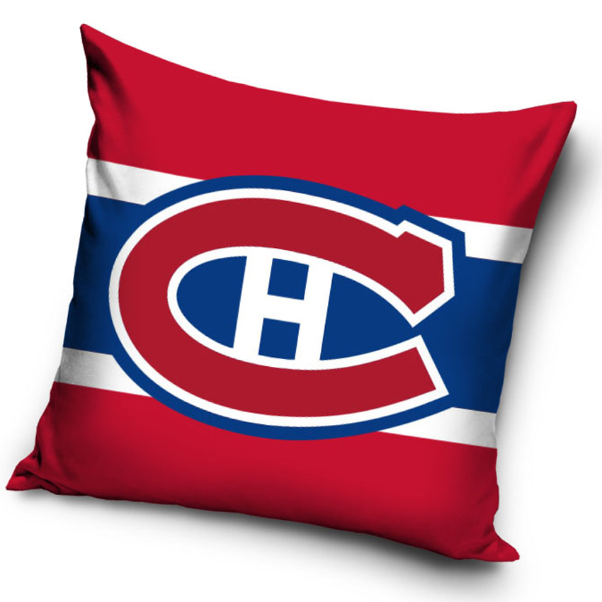 Montreal Canadiens polštářek red - Montreal Canadiens povlečení, ručníky, deky