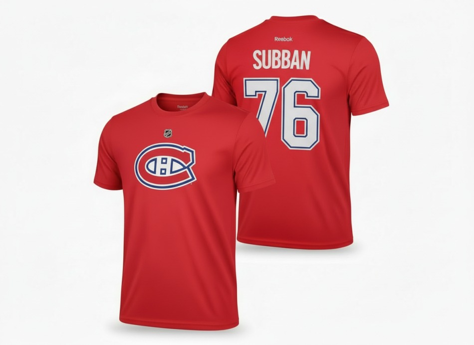 Montreal Canadiens pánské tričko P.K. Subban #47 red - Montreal Canadiens trička, polo trička, košile