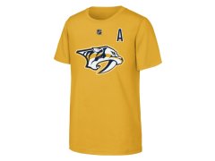 Nashville Predators dětské tričko Filip Forsberg #9 NHL Flat Alt. Captains Name & Number Short Sleeve