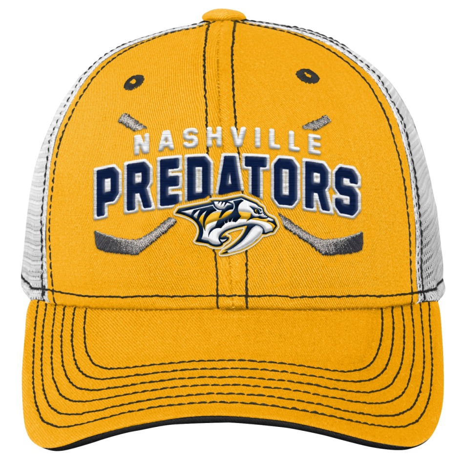 Nashville Predators čepice baseballová kšiltovka Lockup Meshback Adjustable - Nashville Predators kšiltovky, čepice, rukavice