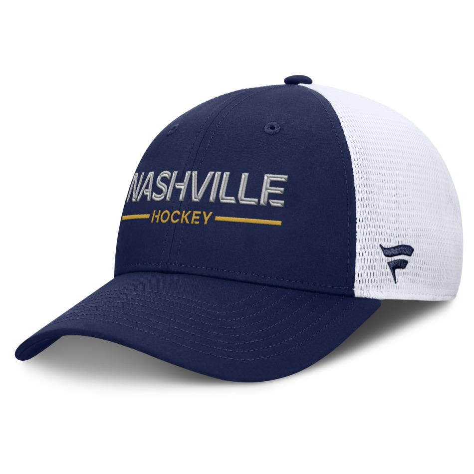 Nashville Predators čepice baseballová kšiltovka Authentic Pro A/Cap Structured Adj. Meshback - Nashville Predators kšiltovky, čepice, rukavice