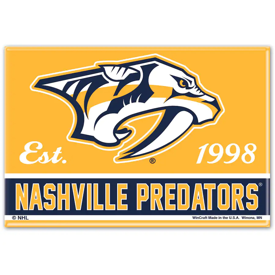Nashville Predators magnetka logo - Nashville Predators ostatní suvenýry