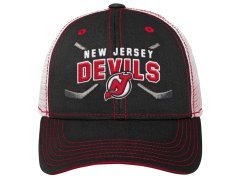 New Jersey Devils čepice baseballová kšiltovka Lockup Meshback Adjustable
