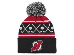 New Jersey Devils dětská zimní čepice NHL Face-Off Cuff Pom