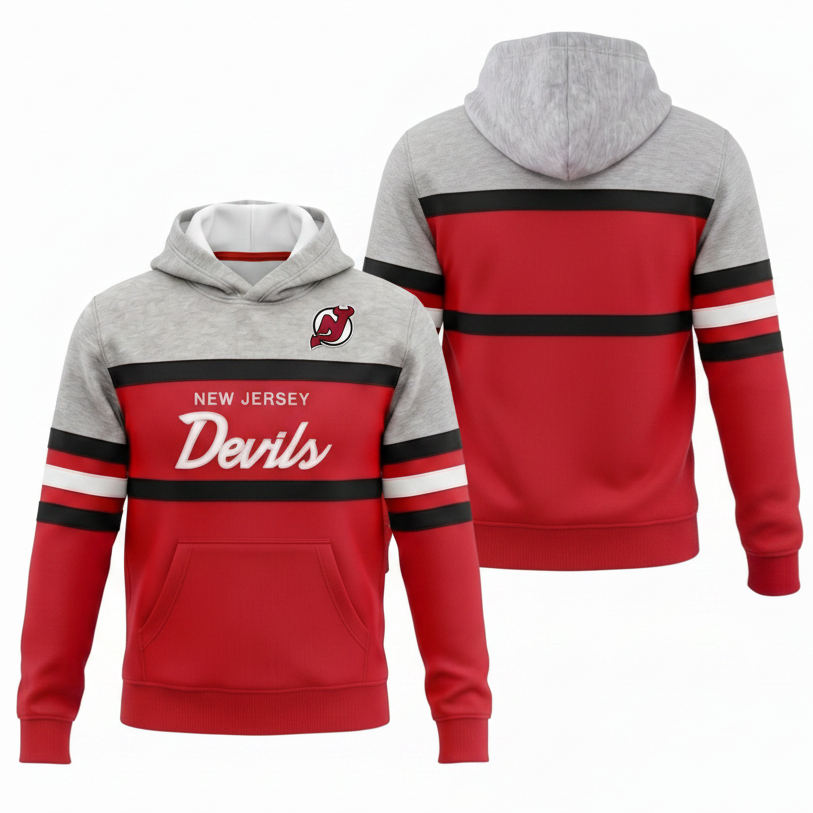 New Jersey Devils dětská mikina s&nbsp;kapucí Head Coach Hoody - New Jersey Devils dětské oblečení
