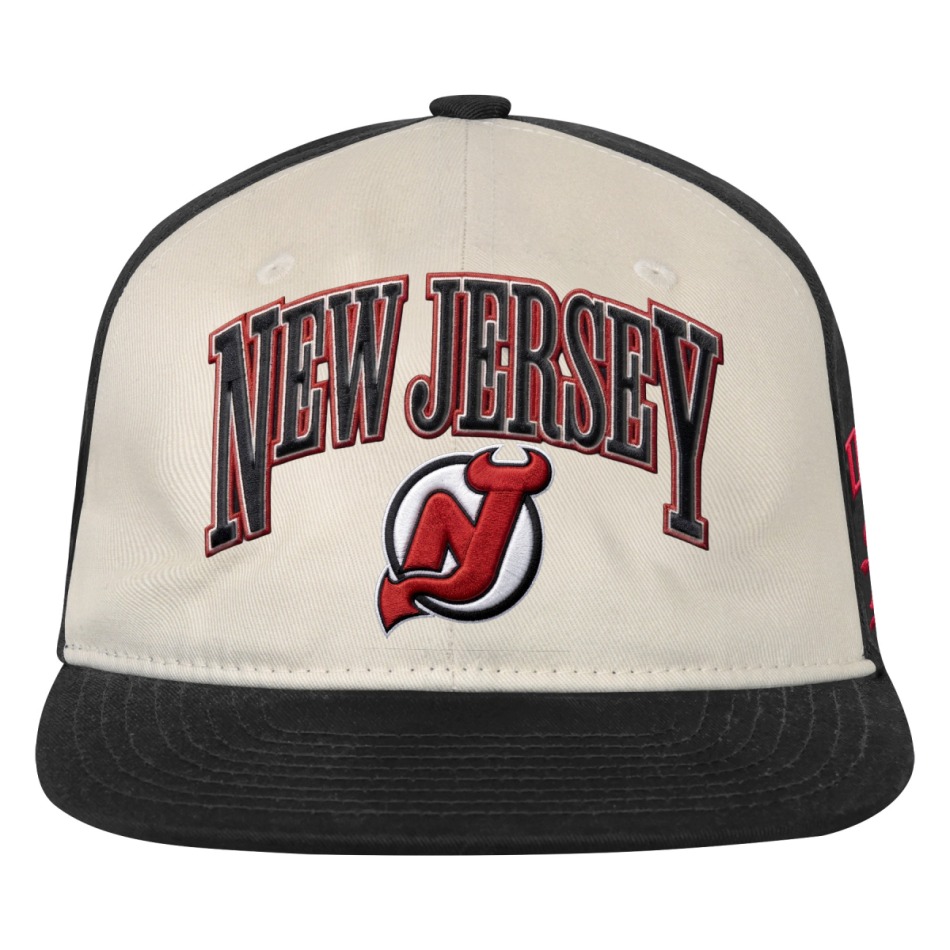 Dětská kšiltovka New Jersey Devils NHL Flatbrim Arch Deadstock Snapback - New Jersey Devils dětské oblečení