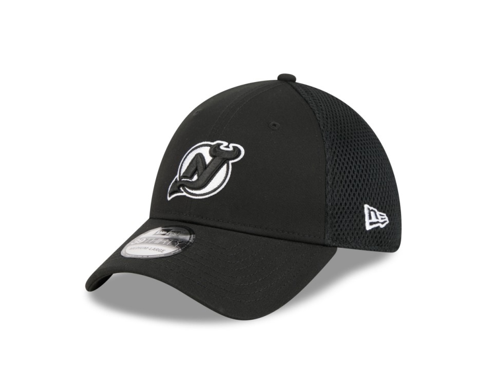 New Jersey Devils čepice baseballová kšiltovka NEW ERA 3930 neo black - New Jersey Devils kšiltovky, čepice, rukavice