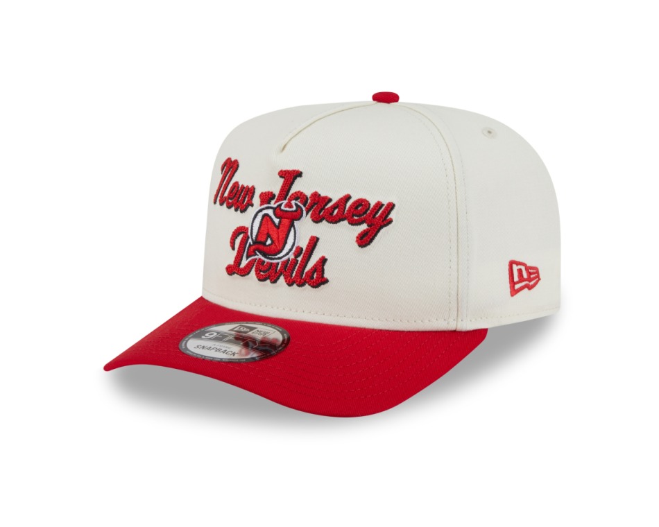 New Jersey Devils čepice baseballová kšiltovka New Era 950AF Chainstitch white