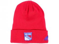 Zimní čepice adidas NHL Basic Cuff Knit RED NYR
