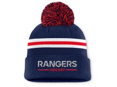 New York Rangers dámská zimní čepice Authentic Pro W/Cap Cuffed Pom Beanie