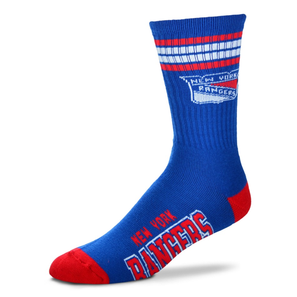 New York Rangers dětské ponožky 4 Stripes Crew - New York Rangers dětské oblečení