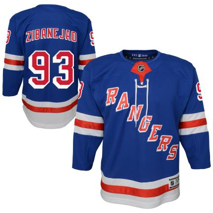New York Rangers dětský hokejový dres Mika Zibanejad Premier Home - New York Rangers dětské oblečení