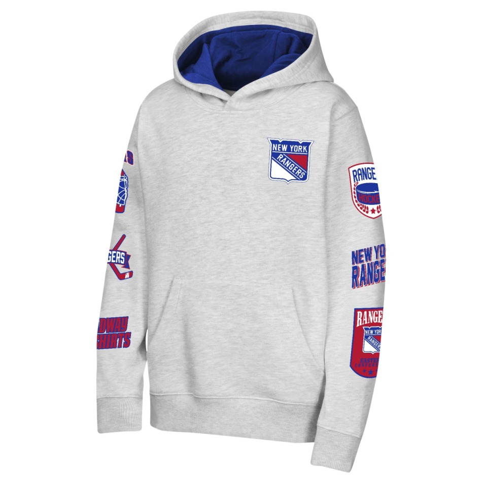 New York Rangers dětské tričko s&nbsp;dlouhým rukávem NHL Defensive Showdown Relaxed Cotton Tee - New York Rangers dětské oblečení
