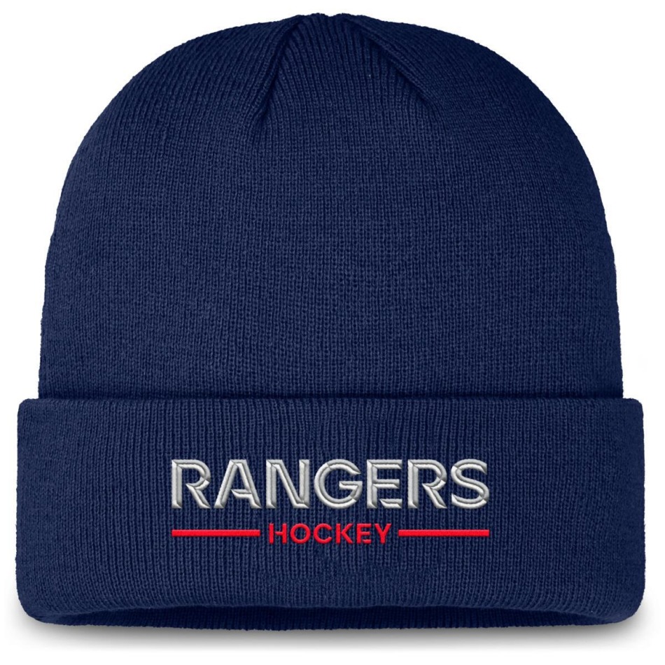 New York Rangers zimní čepice Authentic Pro A/Cap Cuffed - New York Rangers kšiltovky, čepice, rukavice