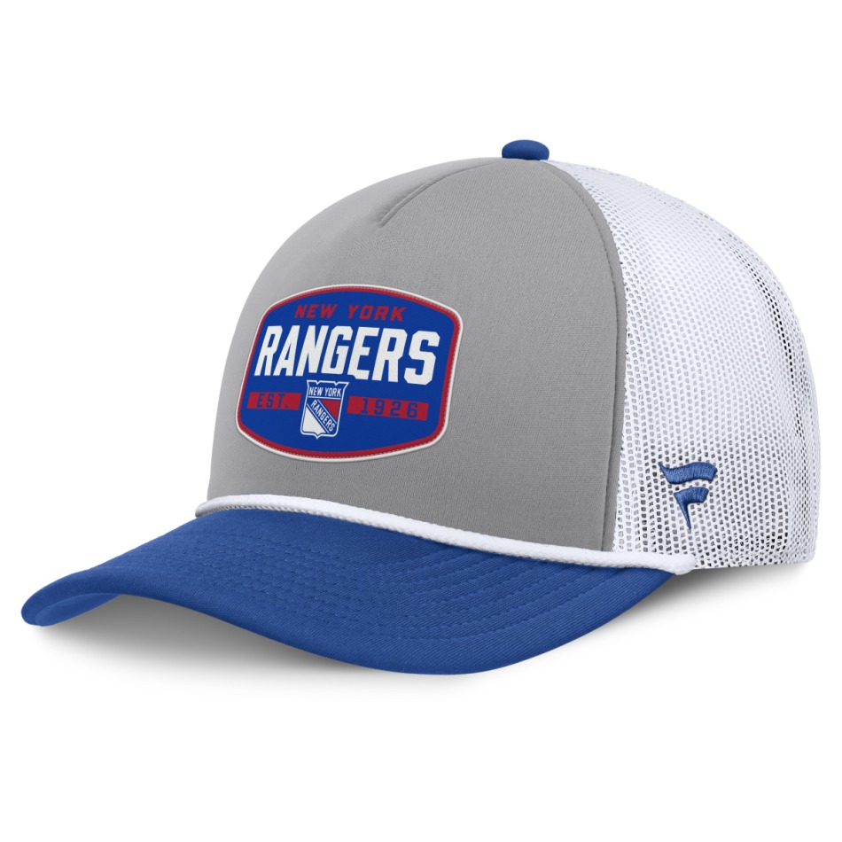 New York Rangers čepice baseballová kšiltovka Course Adjustable Foam Front A-Frame Meshaback