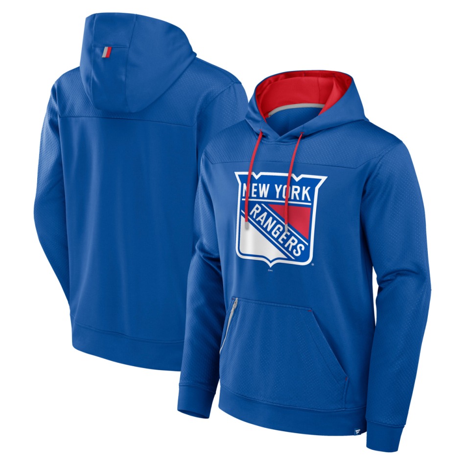 New York Rangers pánská mikina s kapucí Defender