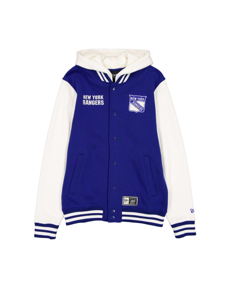 New York Rangers pánská mikina s&nbsp;kapucí NHL College Hoodie - New York Rangers mikiny, bundy, kalhoty