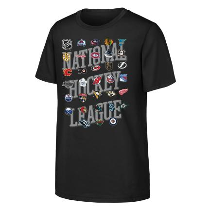 NHL produkty dětské tričko All Teams Ss black