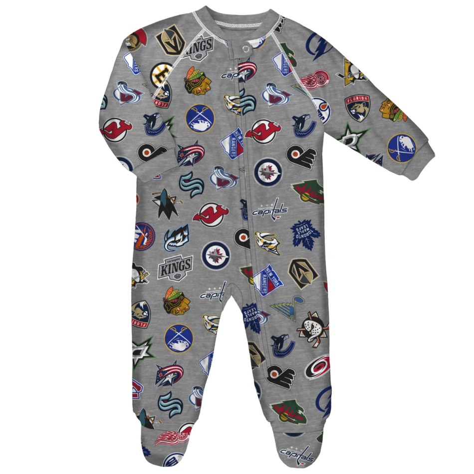 NHL produkty dětský overálek NHL Raglan Zip Up Coverall - NHL produkty dětské oblečení
