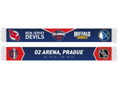 NHL produkty zimní šála NHL Global Series 2024 Czechia Buffalo Sabres vs New Jersey Devils Friendship Printed