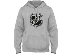 NHL produkty pánská mikina s&nbsp;kapucí NHL Logo Shield Crest Graphic grey