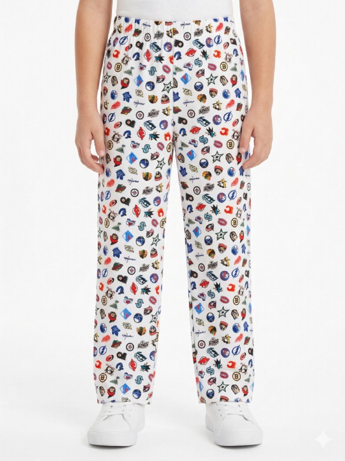 NHL produkty dětské tepláky All Over Printed Pant