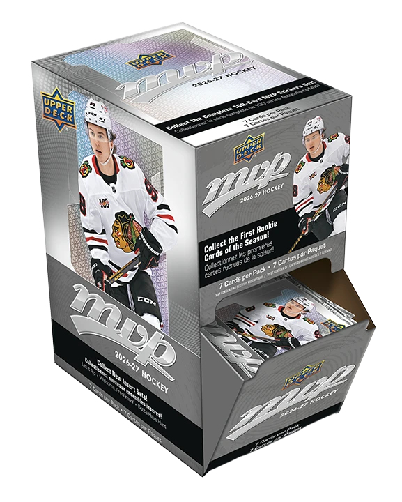 NHL produkty hokejové karty NHL 2026-27 Upper Deck MVP Hockey Gravity Box