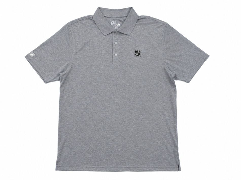 NHL produkty pánské polo tričko Shield Grey