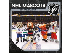 NHL produkty kalendář Mascots 2025 Wall Calendar